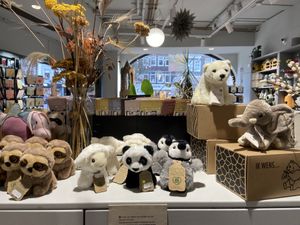 Stuffed toys from WWF Dec 2025  at E&co Warenhuis in Utrecht