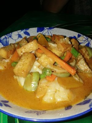Massamam Curry at Jeng Noodle Thai Food & Vegetarian Food  in Bangkok