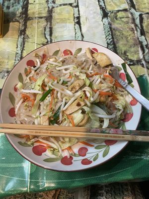 Vegan Pad Thai   at Jeng Noodle Thai Food & Vegetarian Food  in Bangkok