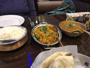 Rice, Chana, aloo Gobi   at Taste of India II in Staten Island