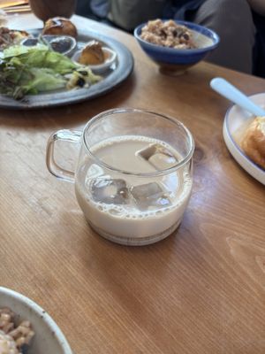 Soy chai  at earth tree cafe MONTO in Kisarazu