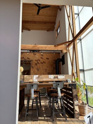 Interior  at earth tree cafe MONTO in Kisarazu