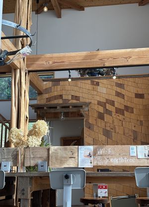 Interior  at earth tree cafe MONTO in Kisarazu