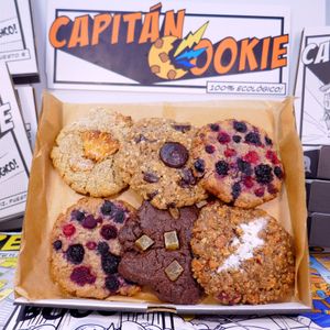 Box of 6 (10€, and comes with a free badge!) at Capitán Cookie in Cadiz