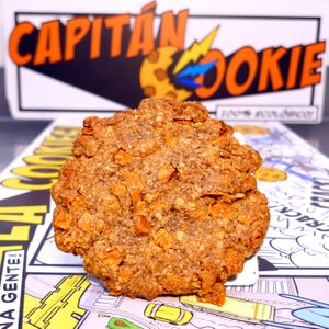 Apple + Cinnamon Cookie! Vegan & 100% organic. at Capitán Cookie in Cadiz