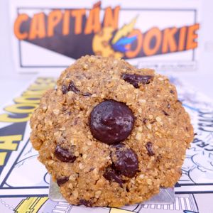 Chocolate Oatmeal Cookie! Vegan & 100% organic. at Capitán Cookie in Cadiz