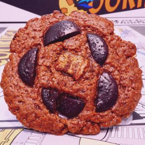 Banana + Chocolate Cookie. Vegan & 100% organic. at Capitán Cookie in Cadiz