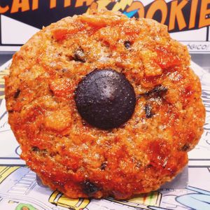 Orange + Chocolate Cookie. Vegan & 100% organic. at Capitán Cookie in Cadiz