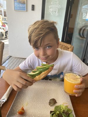 Healthy breakfasts!  at Zibâ Life in Teulada