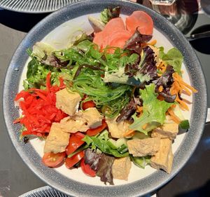 Salad with tofu  at Wagamama - 55th St in New York City