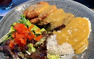 Yasai katsu curry  at Wagamama - 55th St in New York City