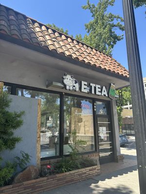 Outside!   at E Tea in Sacramento