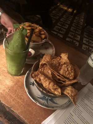 Tofu crisps/chips! Delish! at The Hanoi Social Club in Hanoi