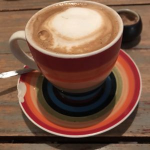 soy latte 😋 at The Hanoi Social Club in Hanoi