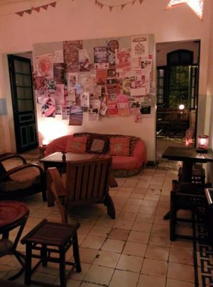 upstairs at The Hanoi Social Club in Hanoi