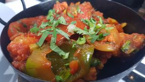 Vegetable korai at Namaste Indian Restaurant & Kings Prosecco Lounge in South Shields