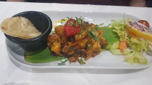 Aloo Chaat (vg) at Namaste Indian Restaurant & Kings Prosecco Lounge in South Shields