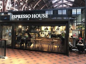 Espresso House at the main trains station (hovedbanegården)  at Espresso House - Hovedbanegården in Copenhagen
