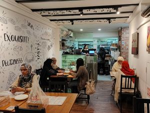 Restaurant interior at Squisito in Central Singapore