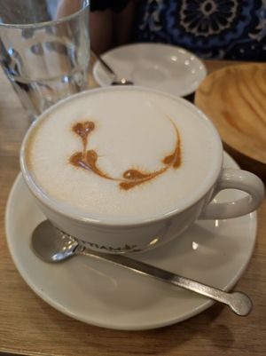 Cappuccino con Latte di Cocco at Caffettiamo Vomero di Raffaele Simonte in Naples