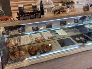 Croissant showcase  at Caffettiamo Vomero di Raffaele Simonte in Naples