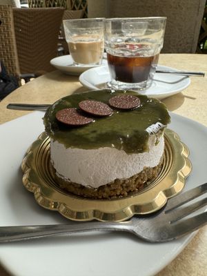 Pistacchio cheesecake   at Caffettiamo Vomero di Raffaele Simonte in Naples