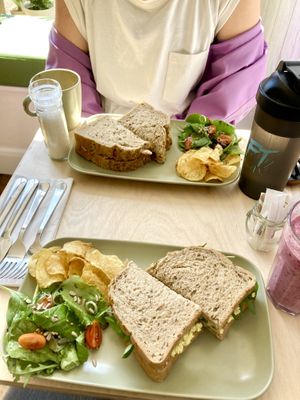 Our first visit - sandwich heaven!  at Plant Faced Coffee Shop in Hadleigh