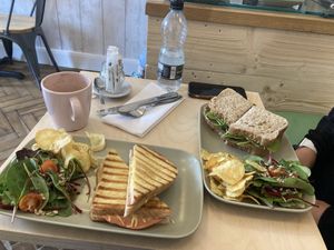 Toasties too!  at Plant Faced Coffee Shop in Hadleigh