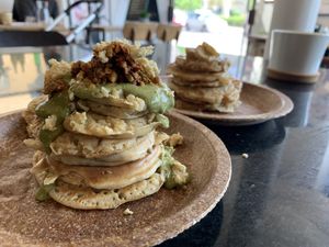 Yummy Saturday breakfast - Pancake day!! You have to come and enjoy the fantastic food, drinks and friendly staff.   at Loop in North London