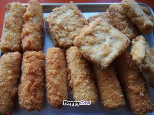 fried tofu at Healthy U in Cebu
