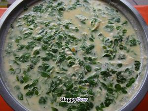 moringga in coconut milk sauce at Healthy U in Cebu