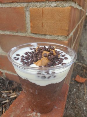 PB Chocolate Chia Pudding  at Smoothville in Enfield