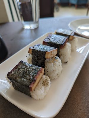 Spam Musibis at The Fat Beet in Bellingham