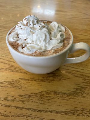 Hot cocoa  at The Fat Beet in Bellingham