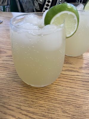 Lime ginger fizz   at The Fat Beet in Bellingham