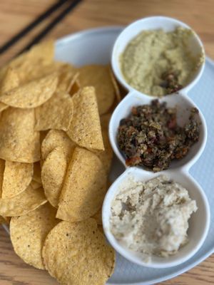 Trio dip at The Fat Beet in Bellingham