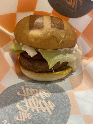 Vegan burger   at Umami Burger - Ariake Garden in Tokyo