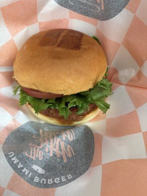 garden burger  at Umami Burger - Ariake Garden in Tokyo