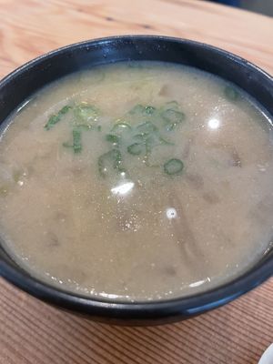 Vegan miso with radish and cabbage   at Made in House in Seattle