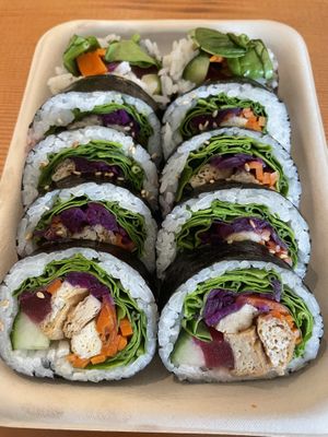 Vegan kimbab  at Made in House in Seattle