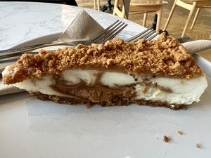 Biscoff cheesecake   at Grain and Grind in Inverness