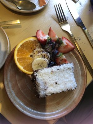 Vegan brownie  at BUNA in Lier