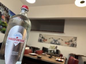 sparkling water  at Royal Tokyo Sushibar in Antwerpen