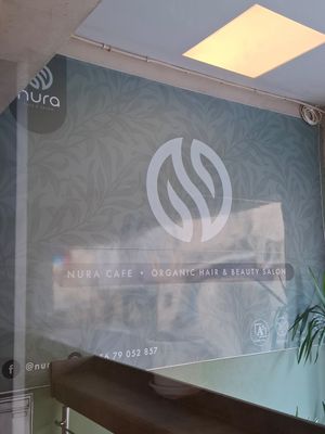 Entrance at Nura Cafe, Hair & Beauty Salon in Mellieha