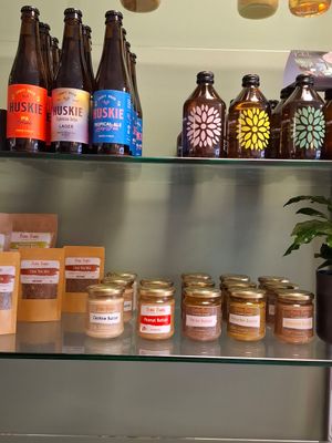 Kombucha and nut butters at Nura Cafe, Hair & Beauty Salon in Mellieha