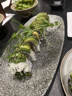 dragon roll  at Isana in Kihei