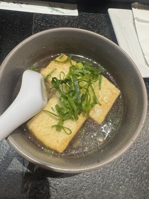 Agedashi tofu  at Isana in Kihei