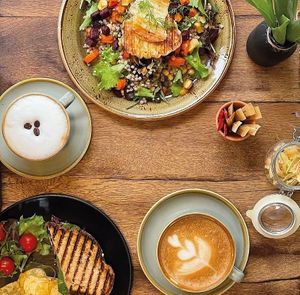 Amazing coffee and specialty lattes. Sumptuous sandwiches with gluten free options available. at Cafe@62 in Brighton