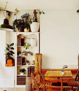 Tranquil, calm and relaxing. A great place to chill over a light meal. at Cafe@62 in Brighton