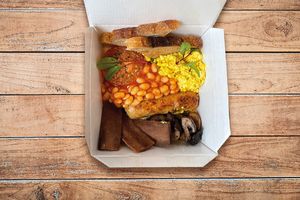 Excellent breakfast options and all food can be ordered to go. at Cafe@62 in Brighton